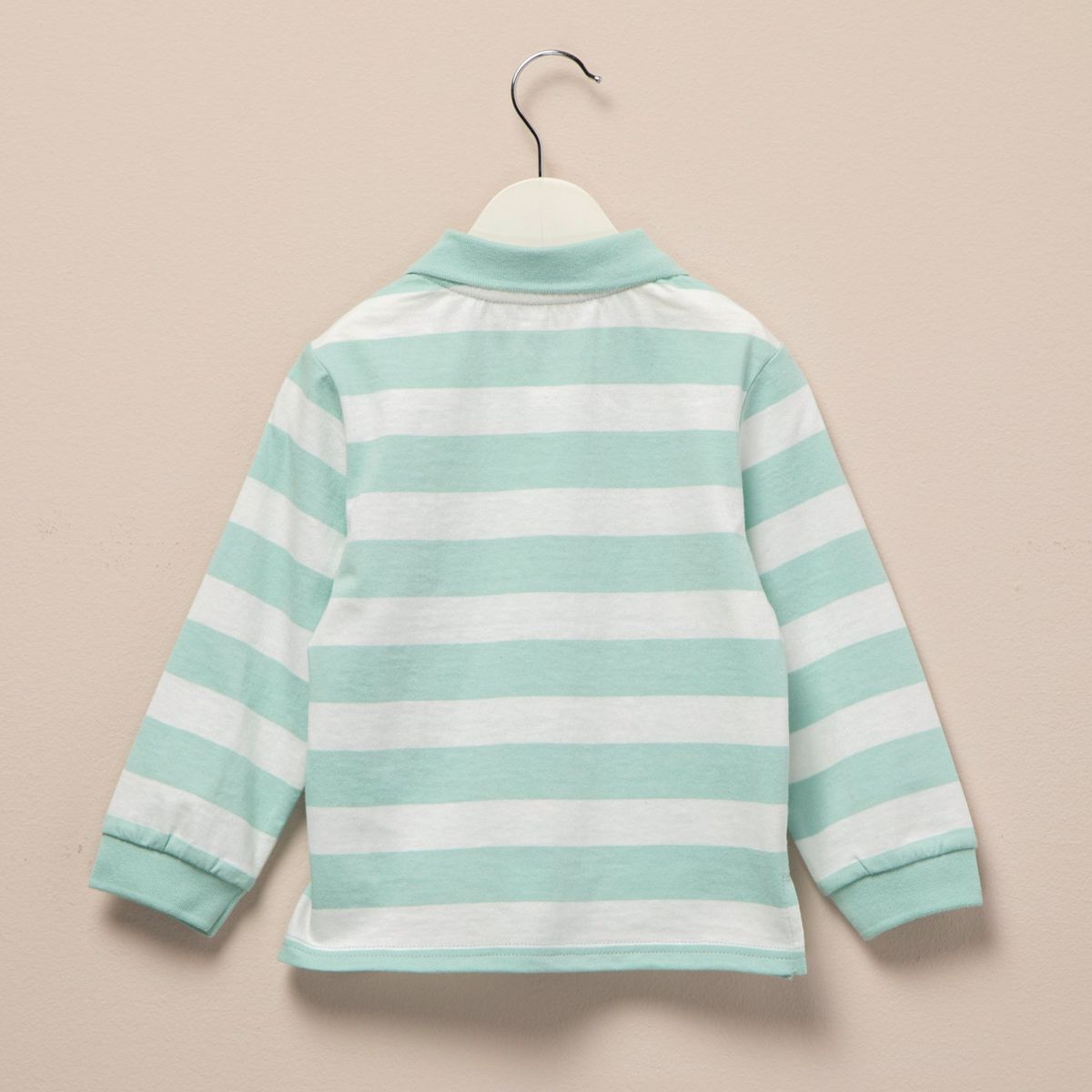 YAMP - Polera Manga Larga Yamp Bebé Niño Algodón Rayas Casual