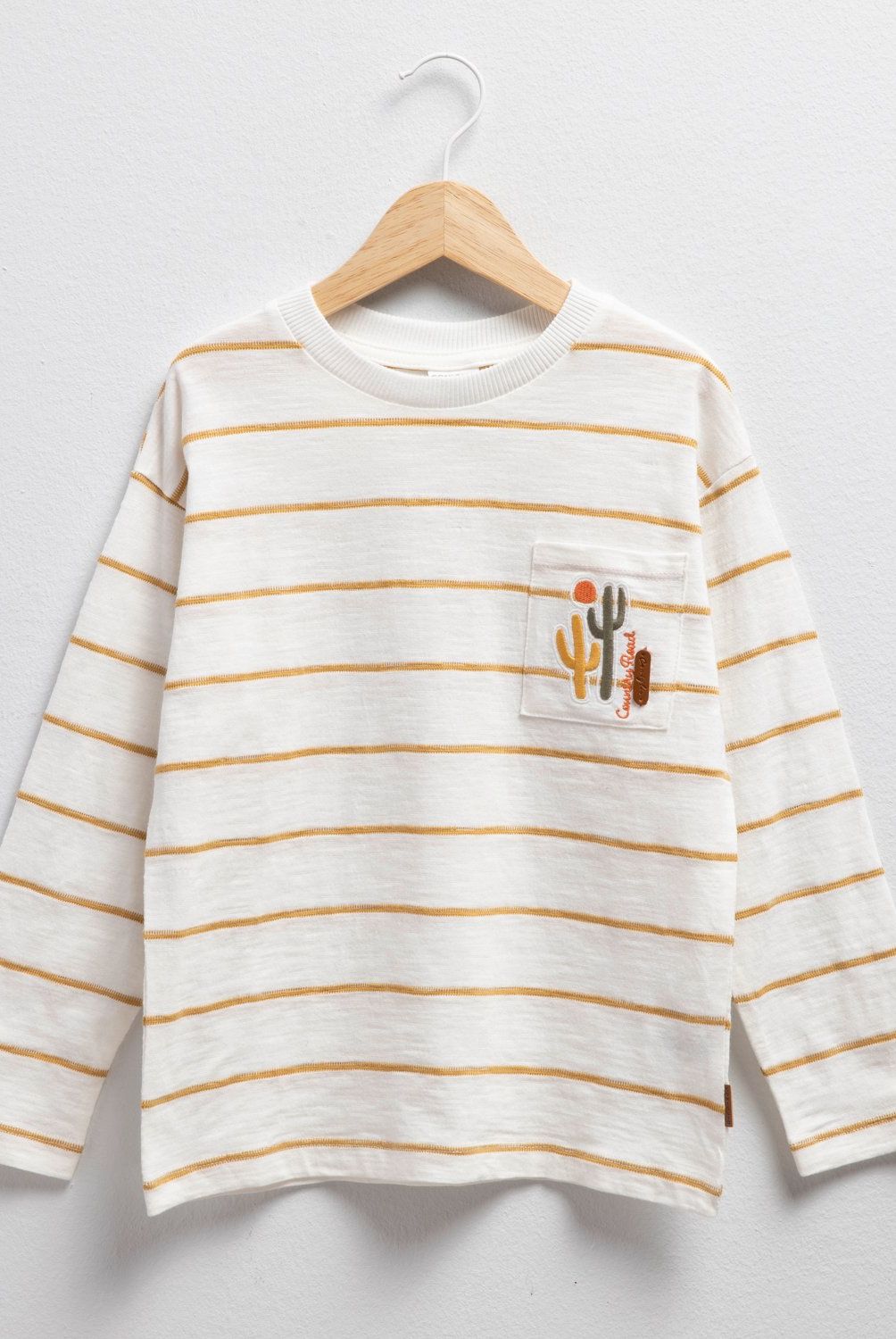 CONIGLIO - Polera Coniglio Algodón Rayada Manga Larga Niño