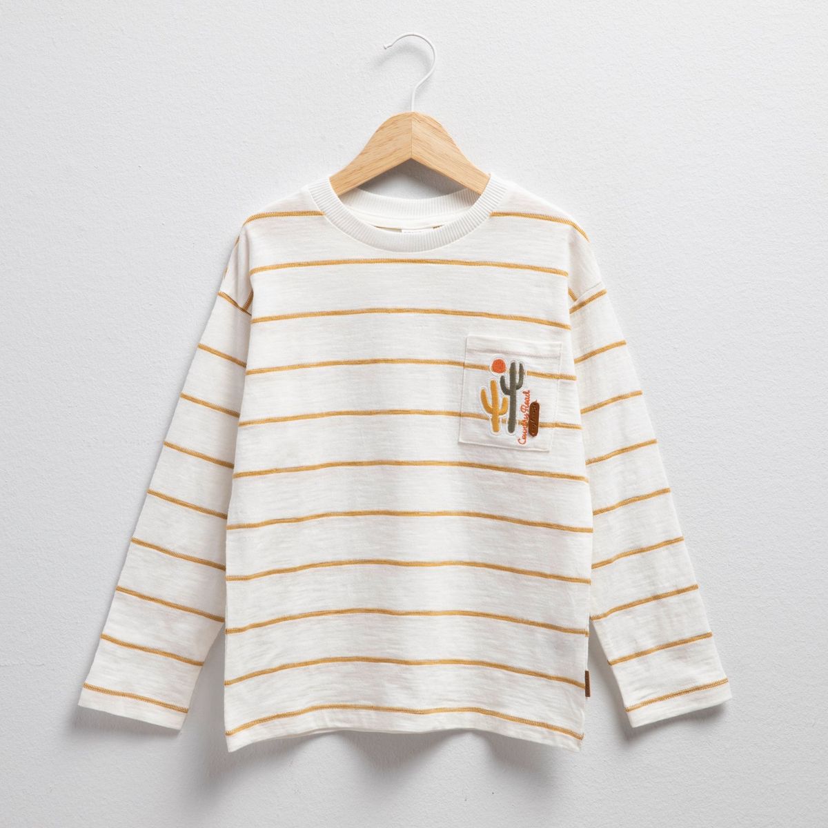 CONIGLIO - Polera Coniglio Algodón Rayada Manga Larga Niño