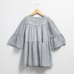 CONIGLIO - Vestido Manga Larga Estampado Niña