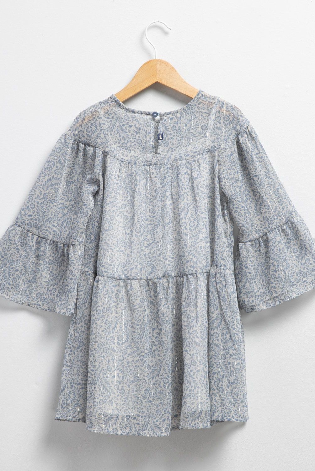 CONIGLIO - Vestido Coniglio Manga Larga Estampado Niña