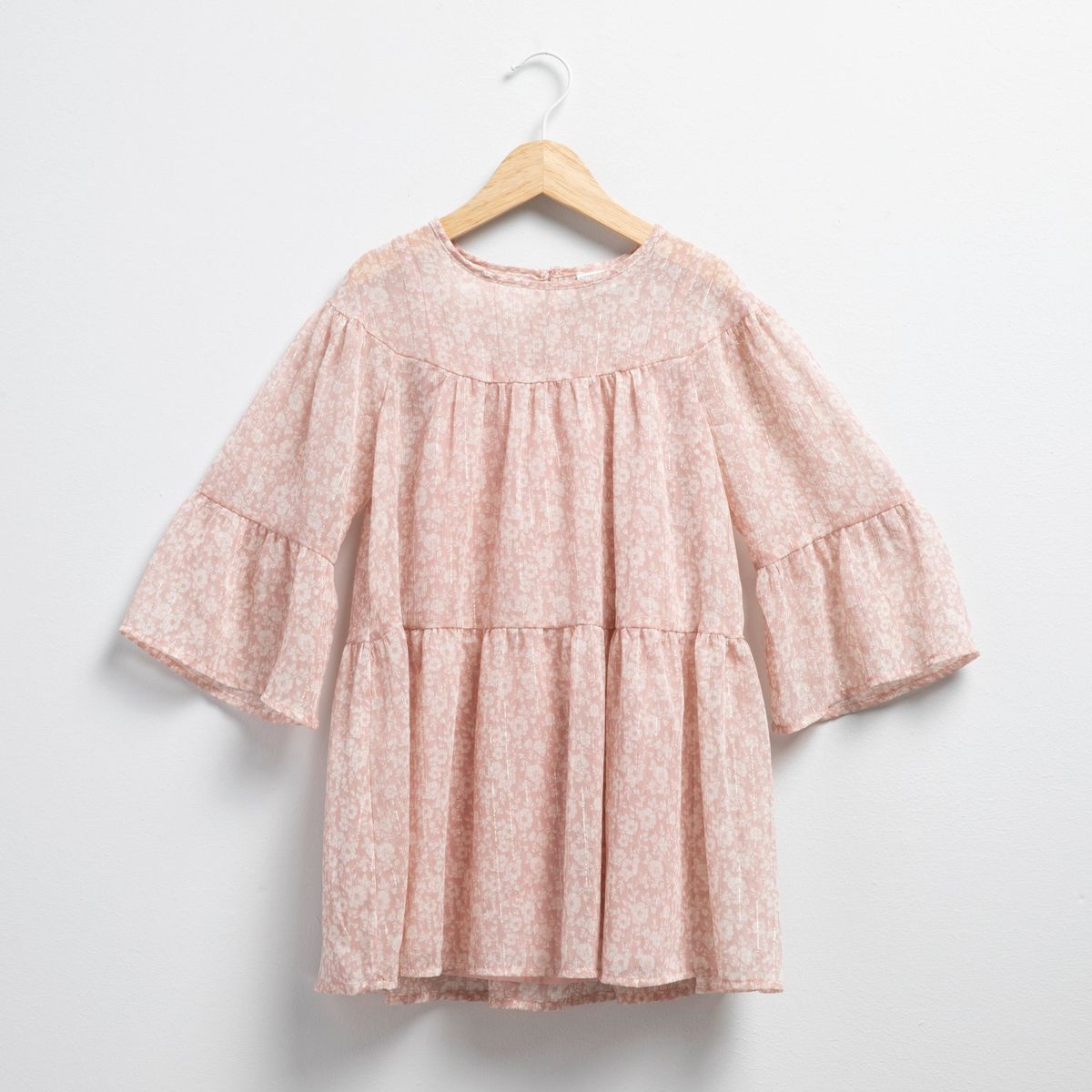 CONIGLIO - Vestido Coniglio Manga Larga Estampado Niña