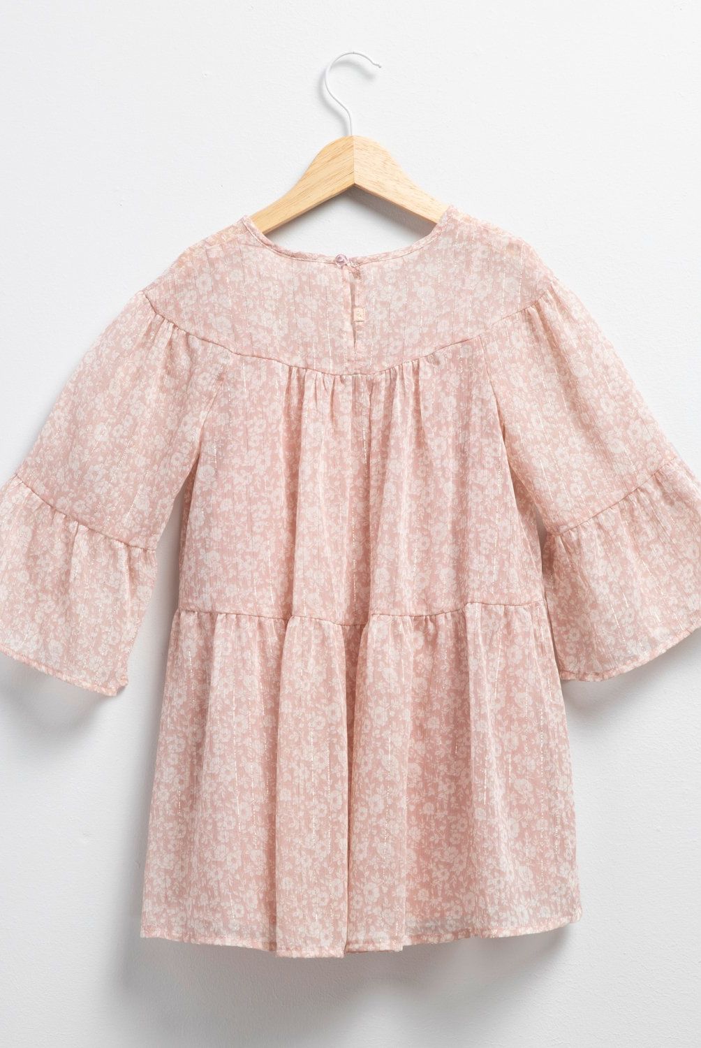 CONIGLIO - Vestido Coniglio Manga Larga Estampado Niña