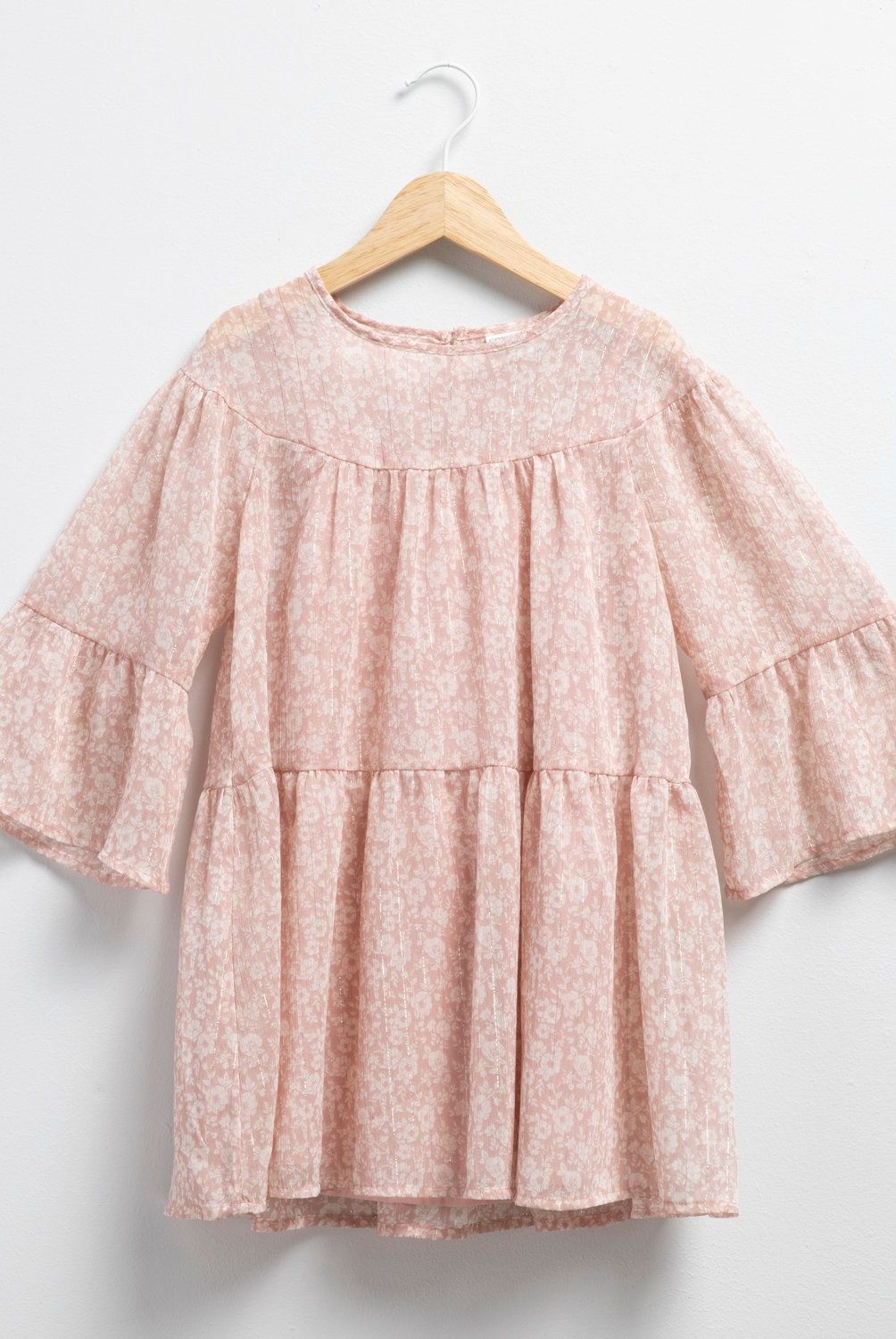 CONIGLIO - Vestido Coniglio Manga Larga Estampado Niña