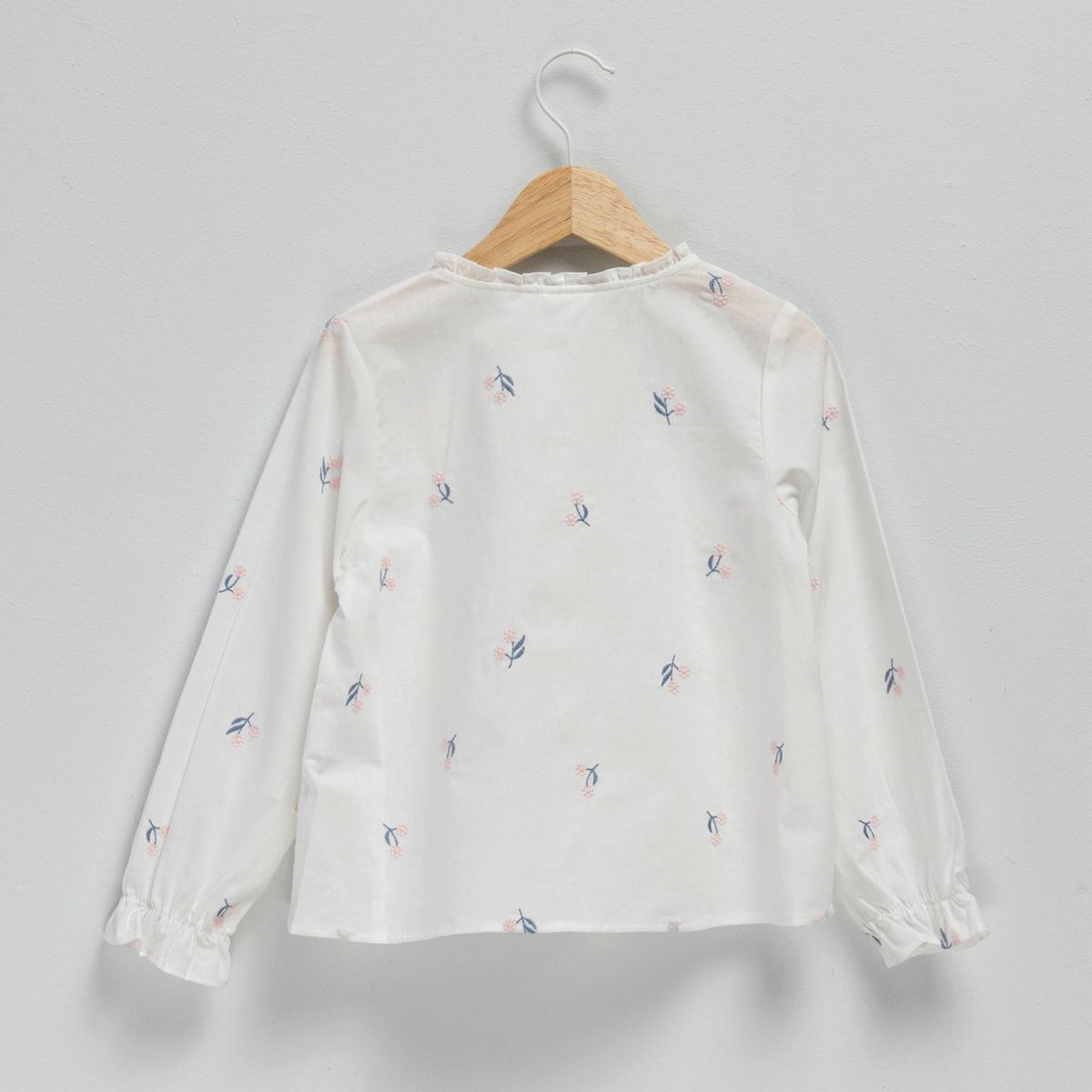 CONIGLIO - Blusa Coniglio Flores Manga Larga Niña Algodón