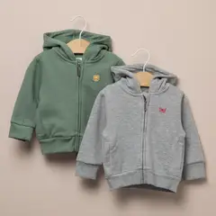 YAMP - Pack 2 Polerones Casual para Bebé Niño Algodón