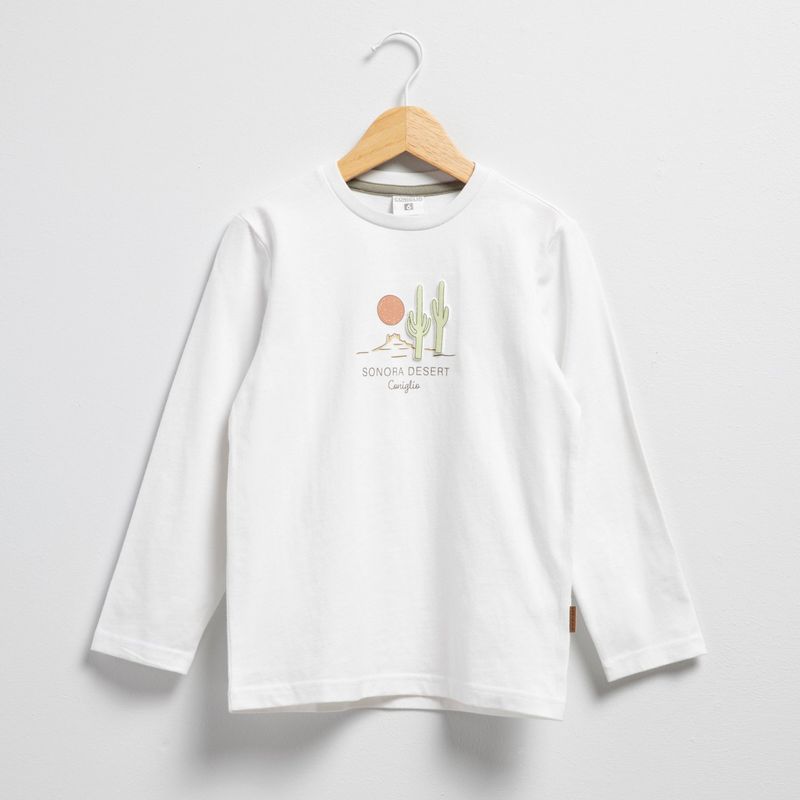 CONIGLIO - Polera Coniglio Manga Larga Algodón Niño Estampada