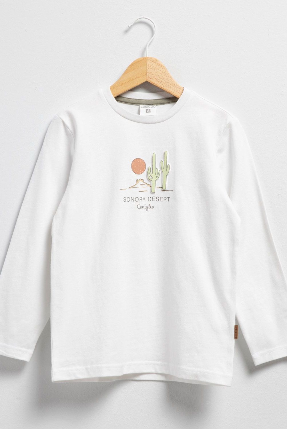 CONIGLIO - Polera Coniglio Manga Larga Algodón Niño Estampada