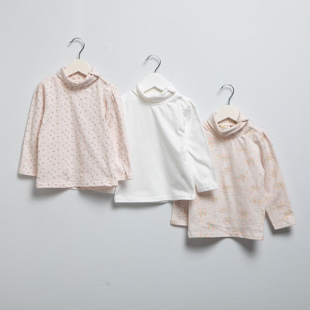 YAMP - Pack 3 Beatle Bebé Niña Algodón Manga Larga Yamp