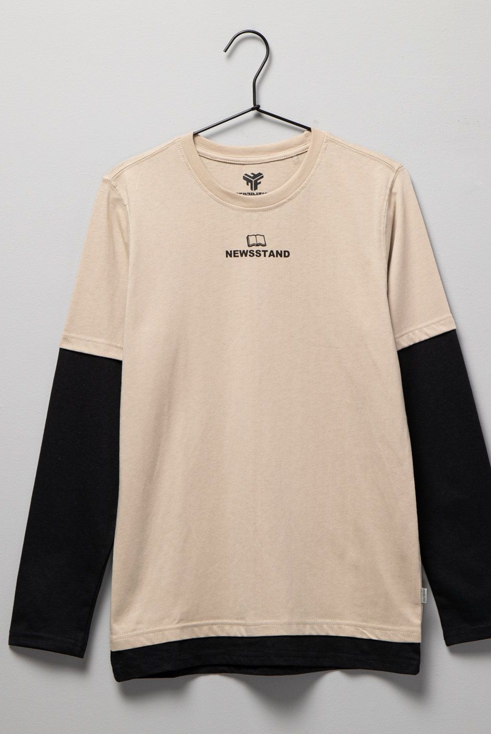 FEDERATION - Polera Federation Manga Larga Polialgodón Niño Estampada