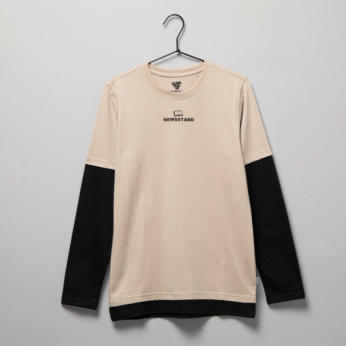 FEDERATION - Polera Federation Manga Larga Polialgodón Niño Estampada