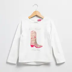 BARBIE - Polera Algodón Niña