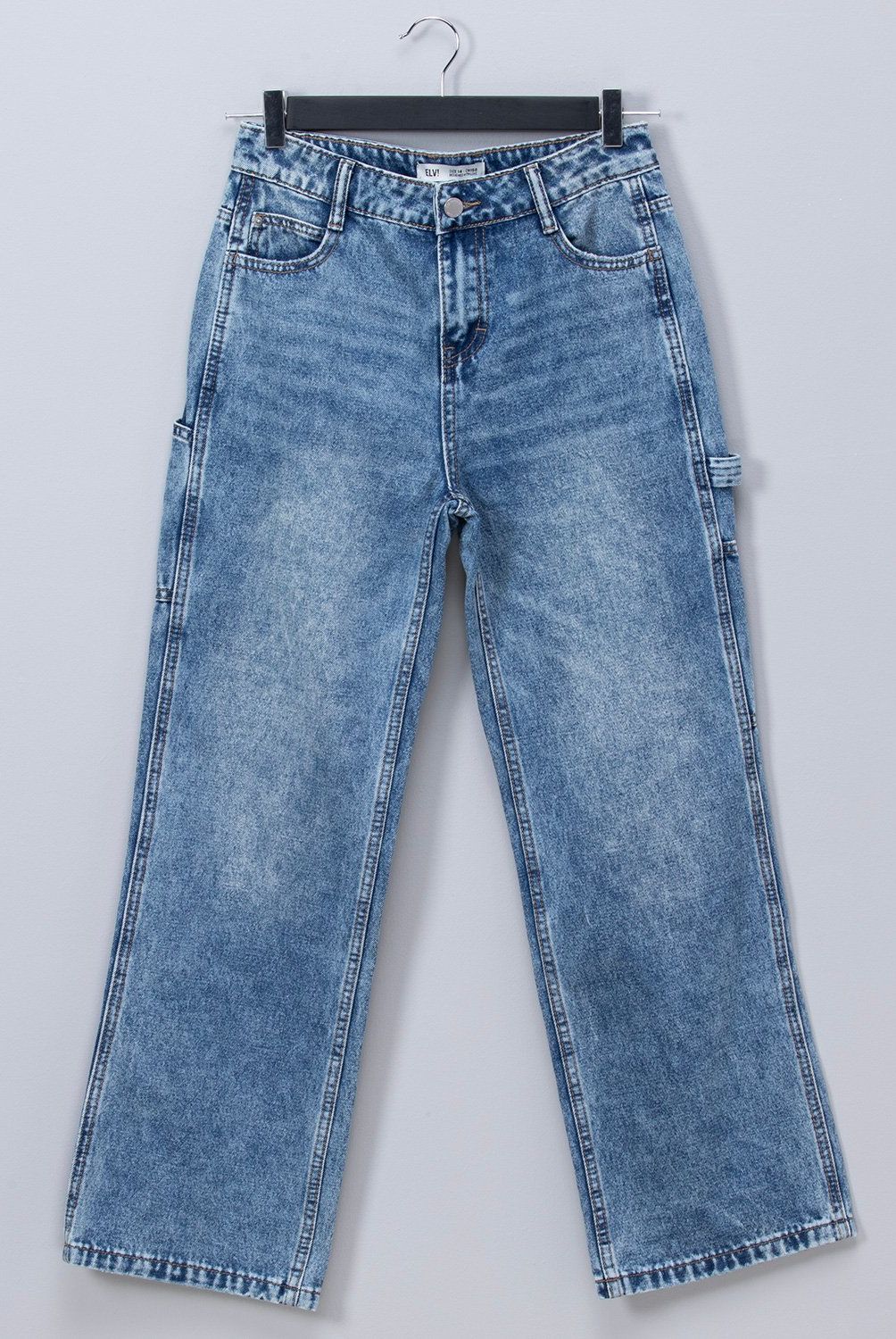 ELEVEN - Jeans Eleven Denim Wide Leg Tiro Alto Niña Casual