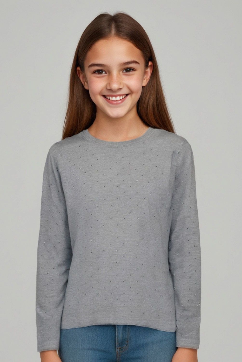 ELEVEN - Sweater Eleven Niña Manga Larga con Aplicaciones