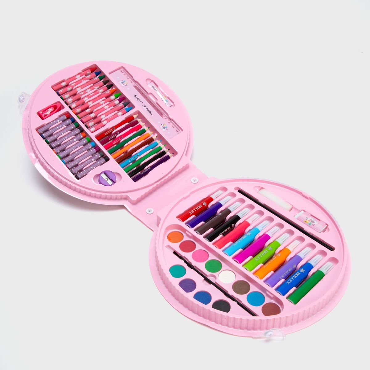 HOLLEY - Set de Útiles Holley Infantil 80 Piezas en Maleta