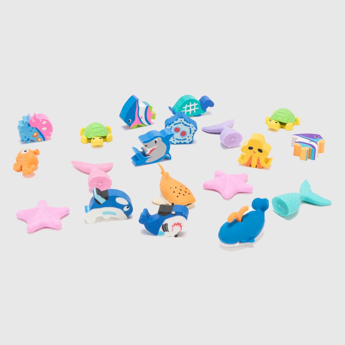 HOLLEY SKOOL - Set de 30 Gomas de Borrar Holley Formas Marinas