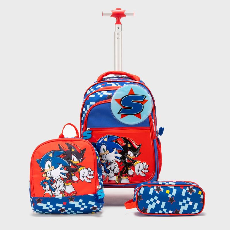 SONIC - Mochila Infantil Con Ruedas Unisex Sonic