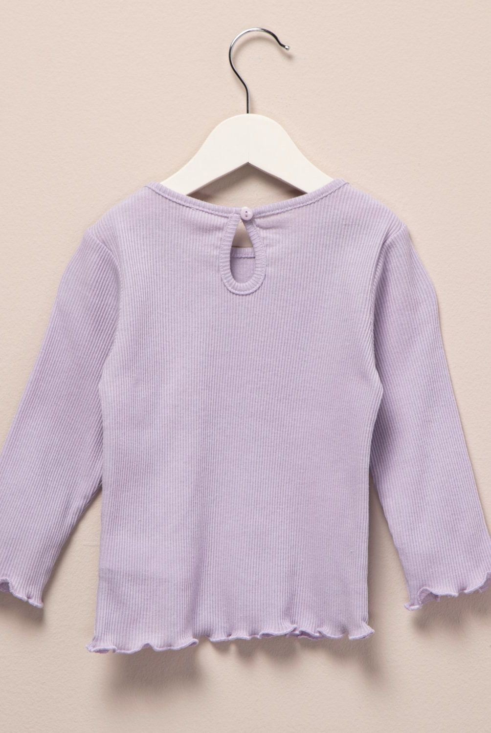 YAMP - Polera Manga Larga Yamp Bebé Niña Polialgodón Diseño Liso