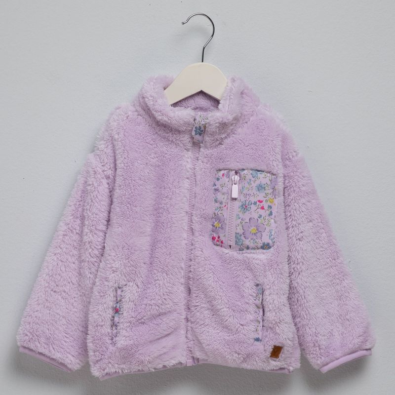 YAMP - Polerón Peludo Bebé Niña Yamp Diseño Floral