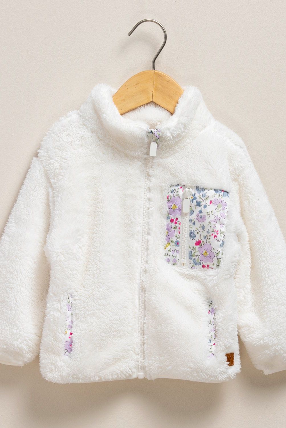 YAMP - Polerón Peludo Bebé Niña Yamp Diseño Floral