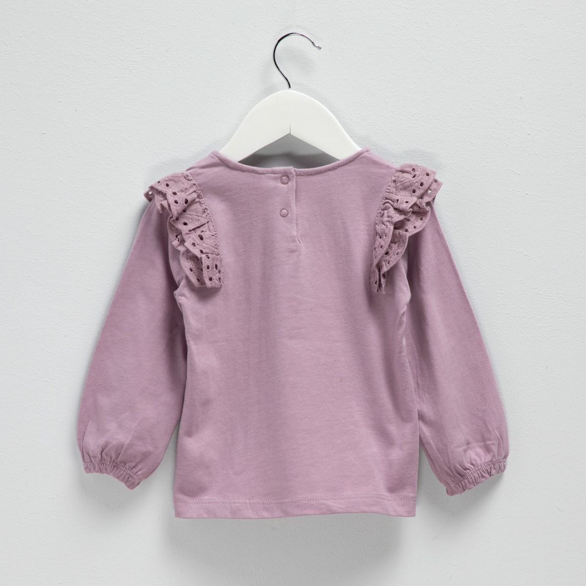 YAMP - Polera Manga Larga Bebé Niña Yamp Algodón Diseño Liso