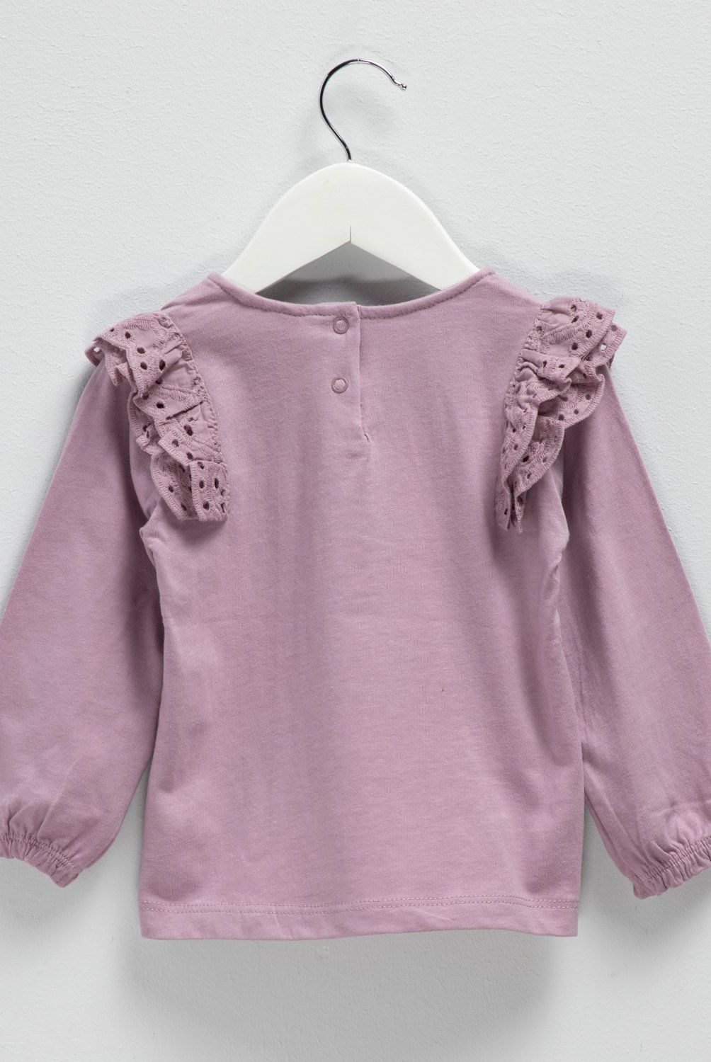 YAMP - Polera Manga Larga Bebé Niña Yamp Algodón Diseño Liso