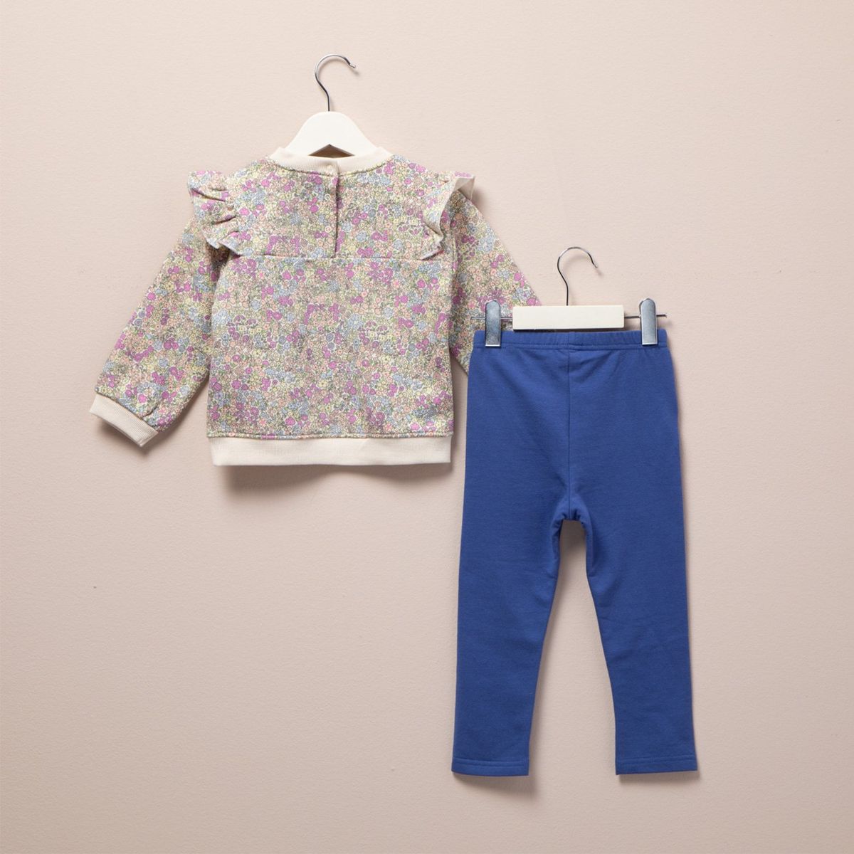 YAMP - Conjunto Yamp Bebé Niña Calza y Polerón Algodón