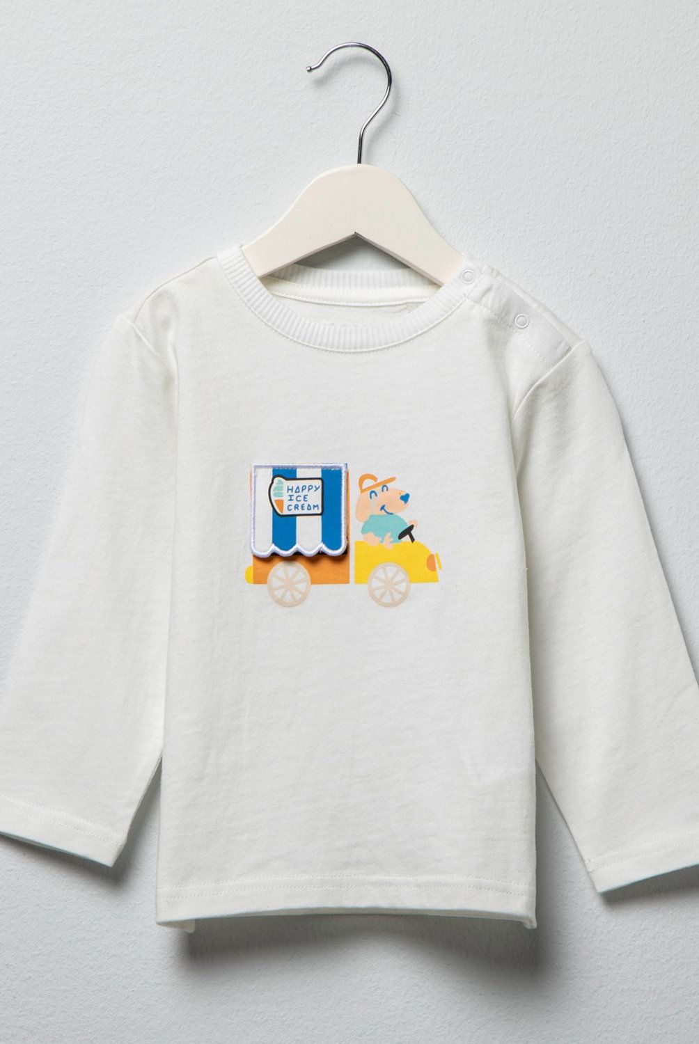 YAMP - Polera Manga Larga Estampada Yamp Bebé Niño Algodón