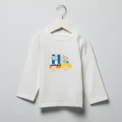YAMP - Polera Manga Larga Estampada Bebé Niño Algodón