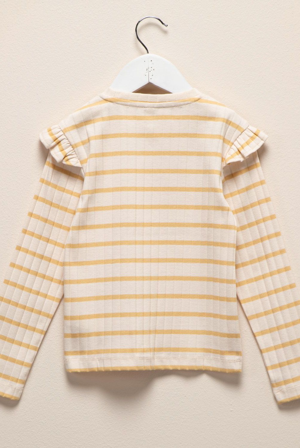 YAMP - Polera Manga Larga Algodón Rayada Yamp Niña
