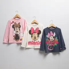 MINNIE - Pack de 3 Poleras Niña