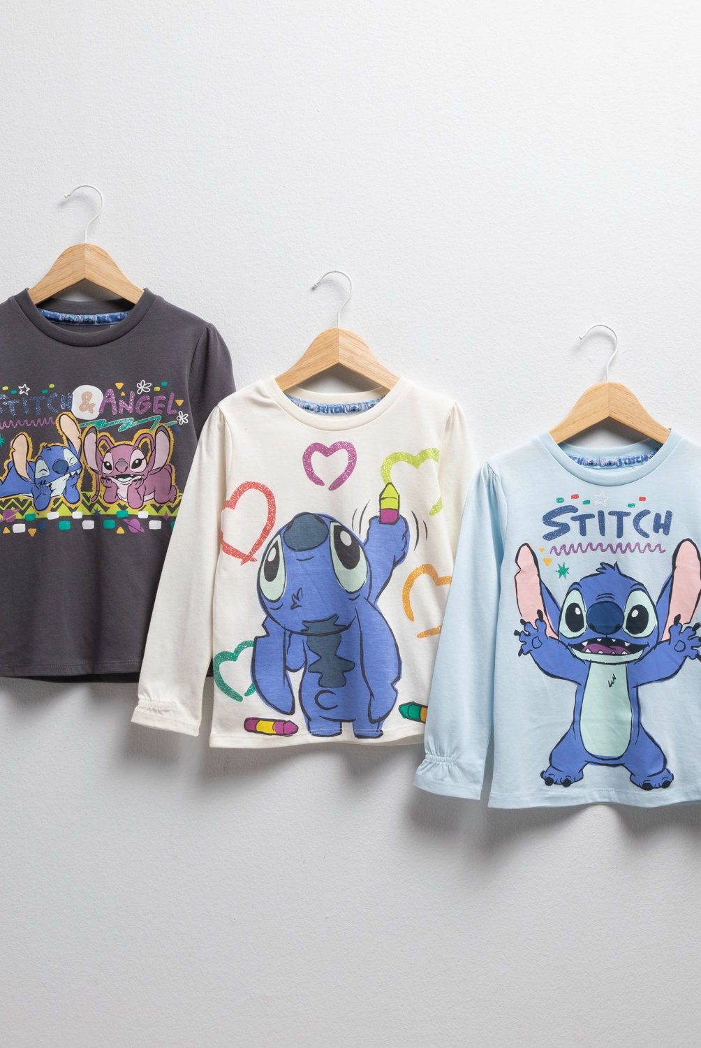 LILO & STITCH - Pack De 3 Poleras Niña Lilo & Stitch