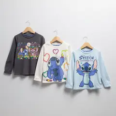 LILO & STITCH - Pack De 3 Poleras Niña