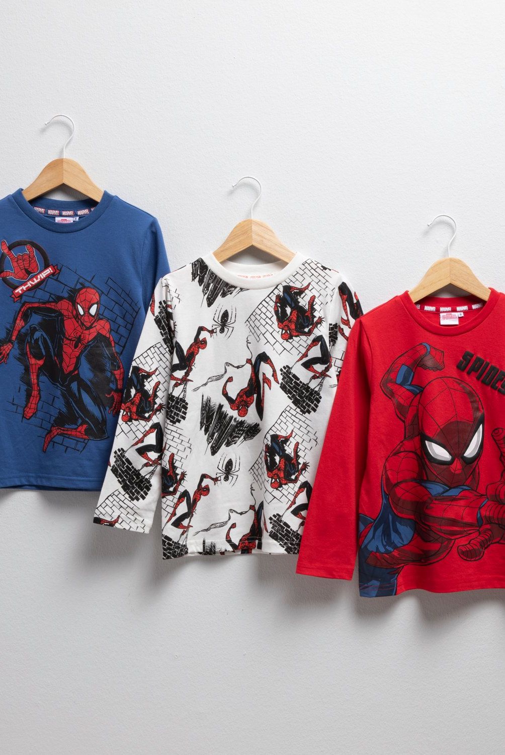 MARVEL - Pack De 3 Poleras Niño Marvel
