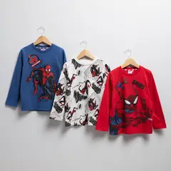 MARVEL - Pack De 3 Poleras Niño
