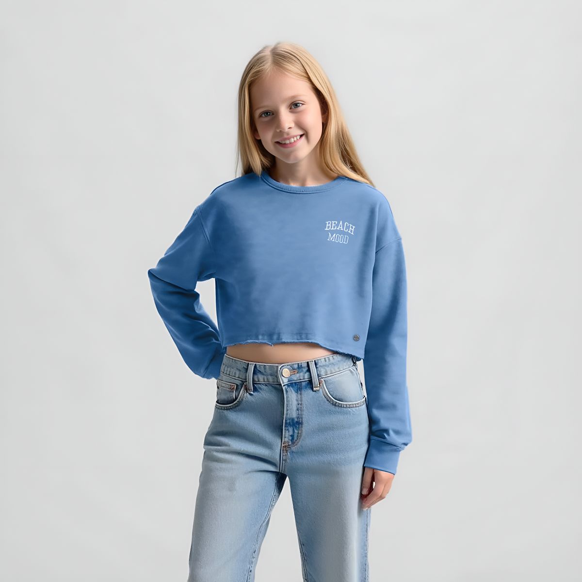 DOO AUSTRALIA - Polerón Doo Australia Niña Manga Larga Algodón Estampado