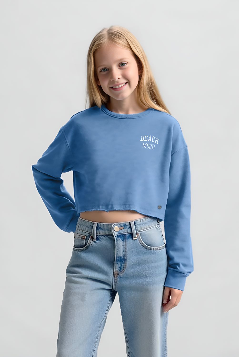DOO AUSTRALIA - Polerón Doo Australia Niña Manga Larga Algodón Estampado