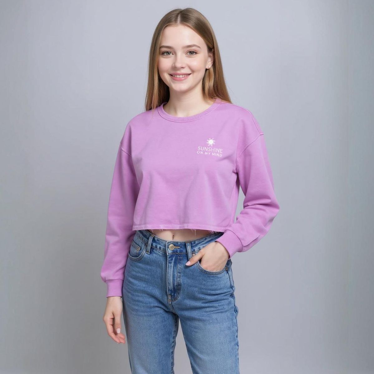 DOO AUSTRALIA - Polerón Doo Australia Niña Manga Larga Algodón Estampado