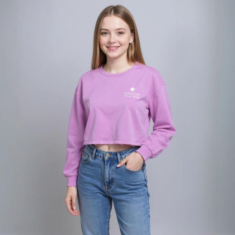 DOO AUSTRALIA - Polerón Doo Australia Niña Manga Larga Algodón Estampado