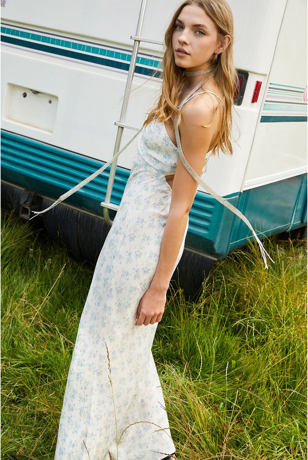 SYBILLA - Vestido Largo Mujer Sybilla Casual Flores