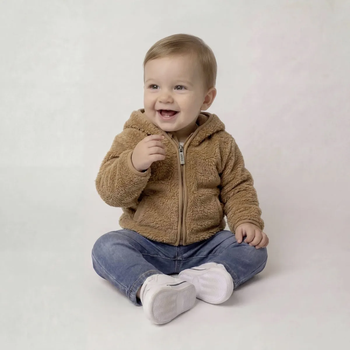 YAMP - Polerón Peludo Bebé Niño  Yamp