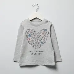 YAMP - Polera Manga Larga Bebé Niña Algodón Estampada