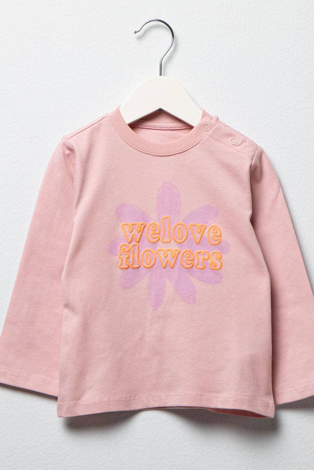 YAMP - Polera Manga Larga Yamp Bebé Niña Algodón Estampada