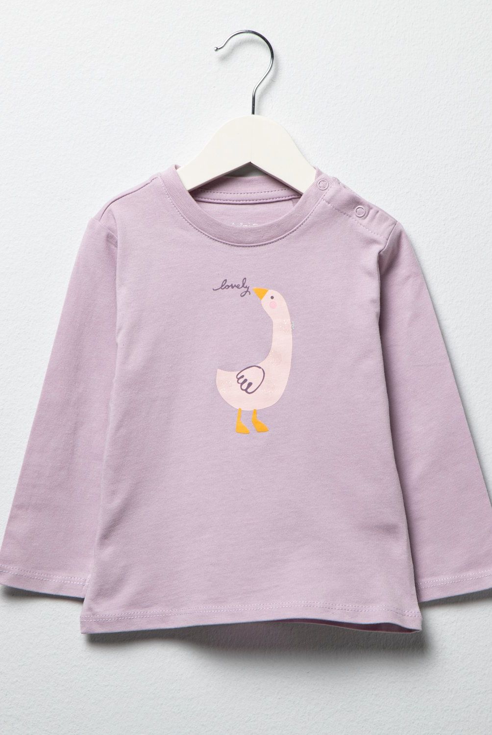 YAMP - Polera Manga Larga Yamp Bebé Niña Algodón Estampada