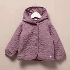 YAMP - Parka Casual de Poliéster Para Bebé Niña