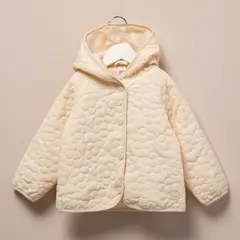 YAMP - Parka Casual De Para Bebé Niña Con Gorro