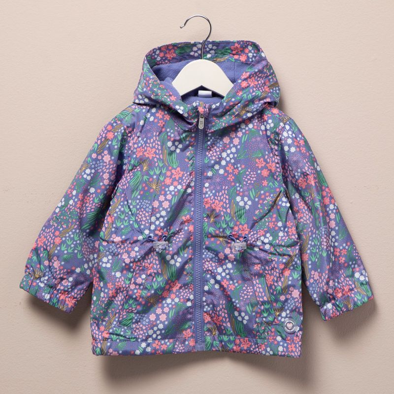 YAMP - Chaqueta Yamp Bebé Niña Diseño Floral con Gorro