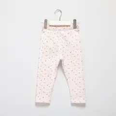 YAMP - Calza Interior Plush Bebé Niña Polialgodón Diseño Flores