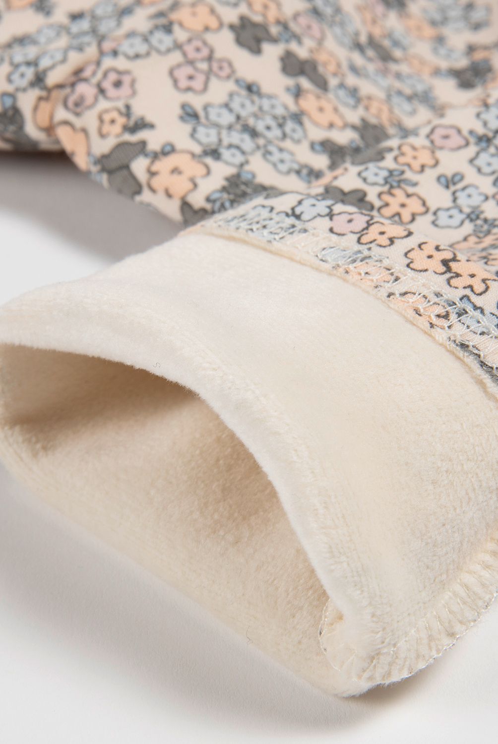 YAMP - Calza Interior Plush Bebé Niña Yamp Polialgodón Diseño Flores