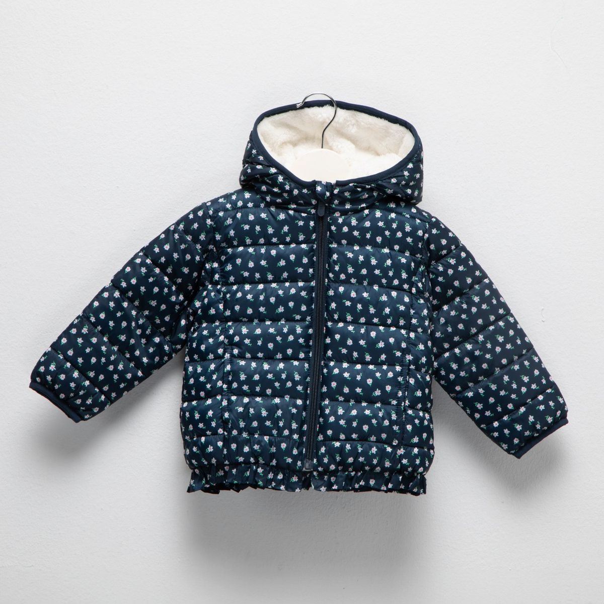 YAMP - Parka Yamp Casual Estampada Con Gorro Bebé Niña